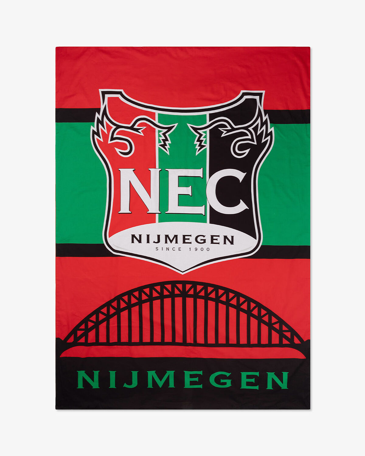 N.E.C. Dekbedovertrek 'Balken' Waalbrug, Multitcolor, hi-res