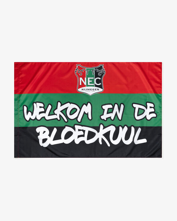 N.E.C. Vlag Welkom in de Bloedkuul (100 x 150)